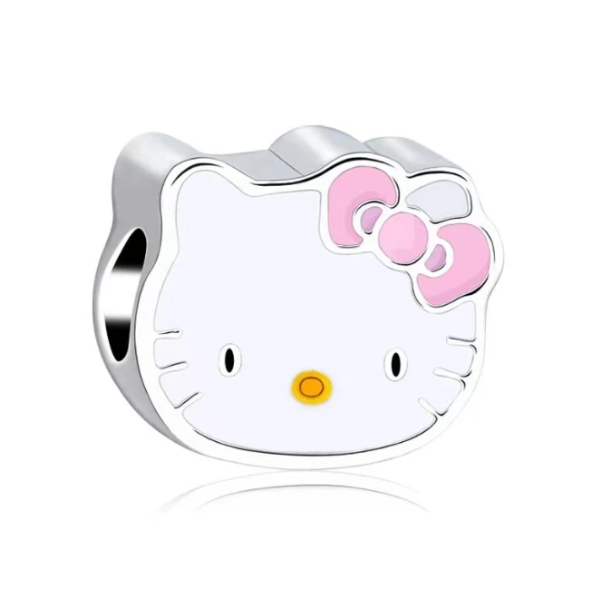 Mixed Hello Kitty Charms Accessories Designer Anime Enamel Cute Fashion Charms for Bracelets