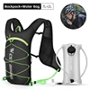 Black Green Backpack+Water Bag 2L