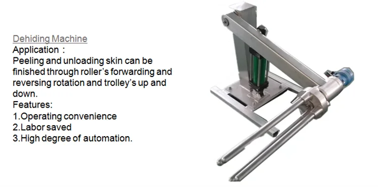 Halal sheep automatic slaughtering equipment is used in mutton slaughterhouses