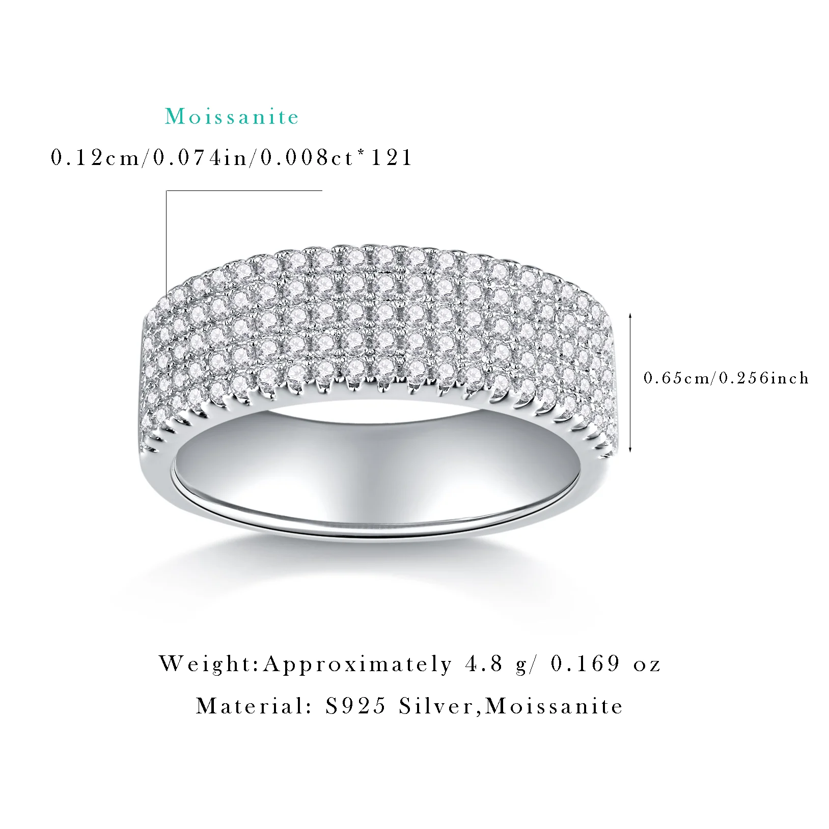 925 Sterling Silver Engagement Ring with Halo of Round Classic and 