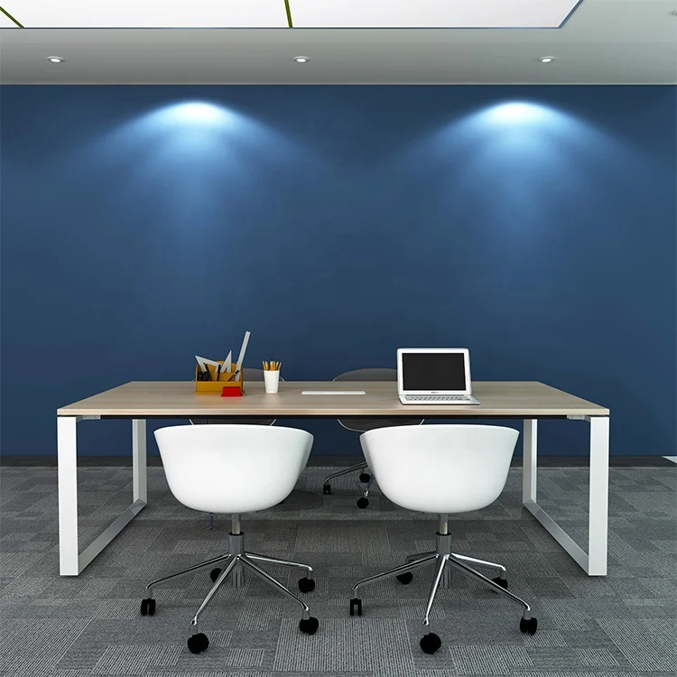 Luxury Seater Office Conference Table Modular Furniture Desk Meeting Room Office Commercial Furniture Metal Extendable Panel