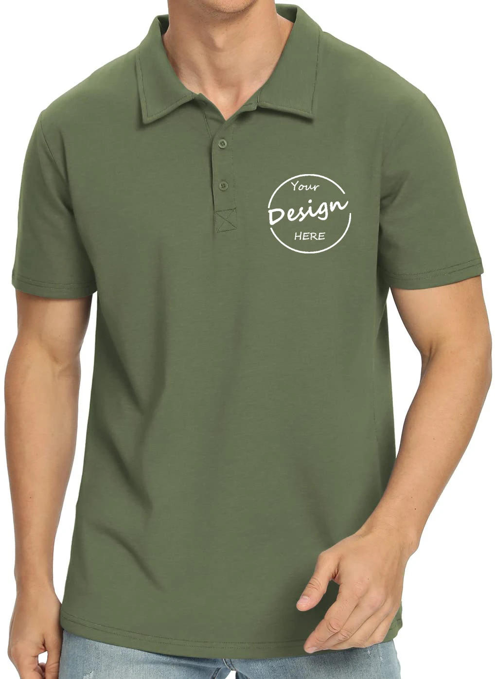 Wholesale High Quality Merino Wool Men's Polo T-shirts