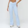 Flared Leggings-  Blue