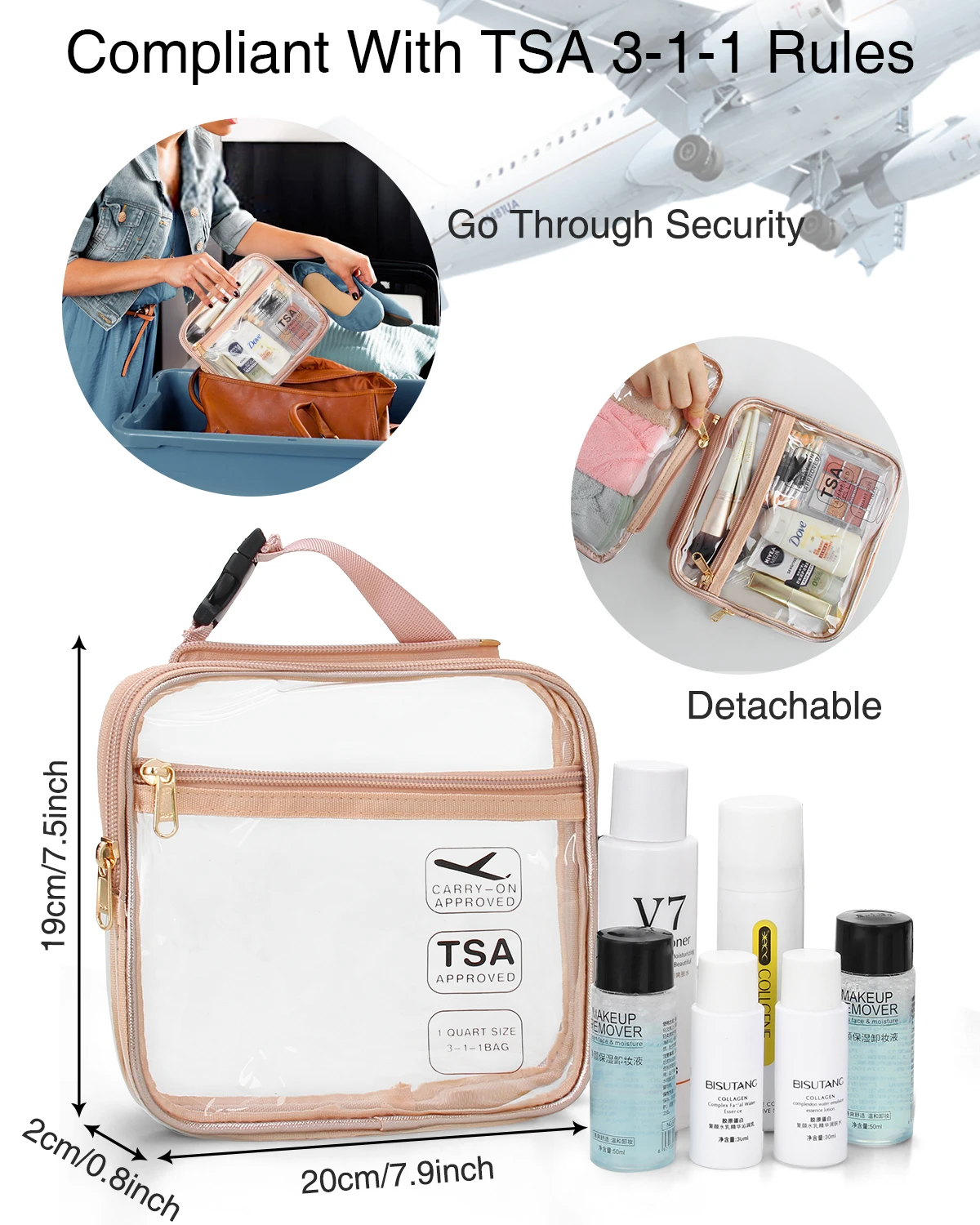 ReIaveI Wholesale PVC Makeup Bags Waterproof Organizers Storage Washing Travel Hanging Toilet Bags Cosmetic Bags