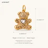 Yellow Teddy Bear Charm