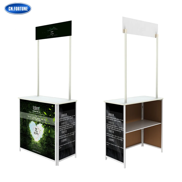 Portable PP Promotion Desk For Events Advertising Supermarket Party