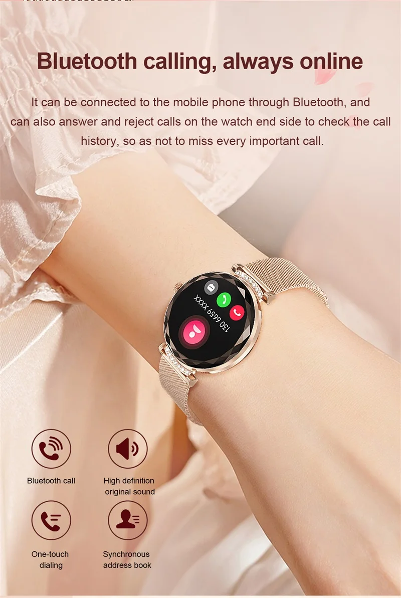 2024 New Arrivals NX7 Pro AMOLED Smart Watch 1.19 inch 390*390 Round Screen BT Calling FitCloudPro IP68 Reloj NX7 Pro Smartwatch for Women (6).jpg