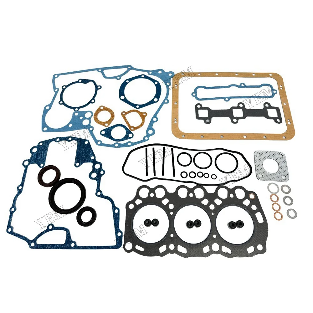 Full Gasket Kit Compatible for Mitsubishi L3C Machinery Engine Spare Parts 5
