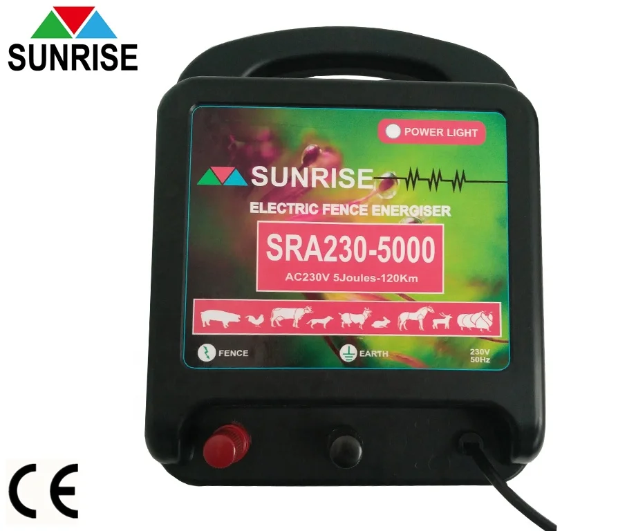The Most Powerful 120 KM Guard Electric Fence Energizer with Waterproof Eco-Friendly Design and 3D Modeling Service