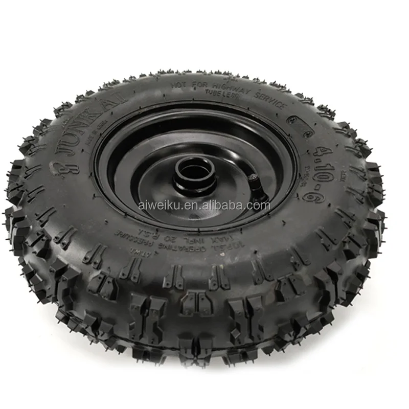 4.10-6  Wheels Tire  and Rim Fit  49cc 2 Stroke Mini Kids ATV Quad