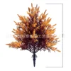 63 pequeños pinos y cipreses (colores otoñales)
