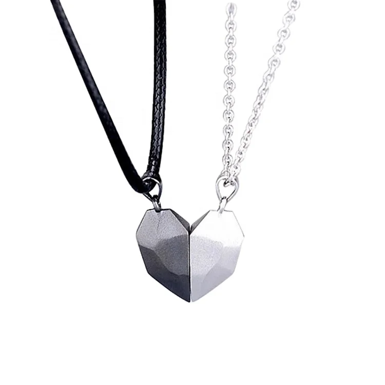 DIY Custom Magnet Heart Photo Pendant Necklace Women Men Lover Couple  Jewelry | eBay