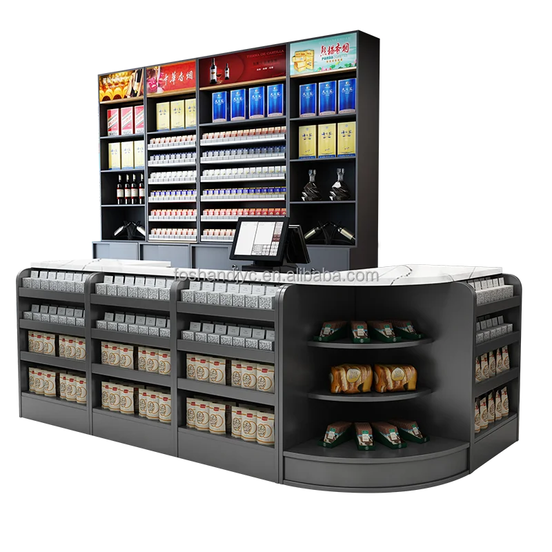 Fast Food Restaurant Table for Restaurant Supermarket Cashier Desk Counter Cash Table Metal Design  for Sale Cashier Counter