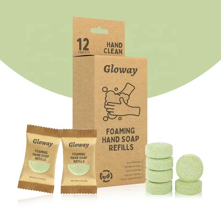 Eco Friendly Round Shape 5g Scented Refills High Foaming Hand Soap