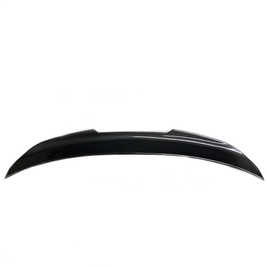 Tiypeor ABS Car Rear Trunk Spoiler for BMW 4 Series F33 PSM Style Carbon Look  Wing Lip