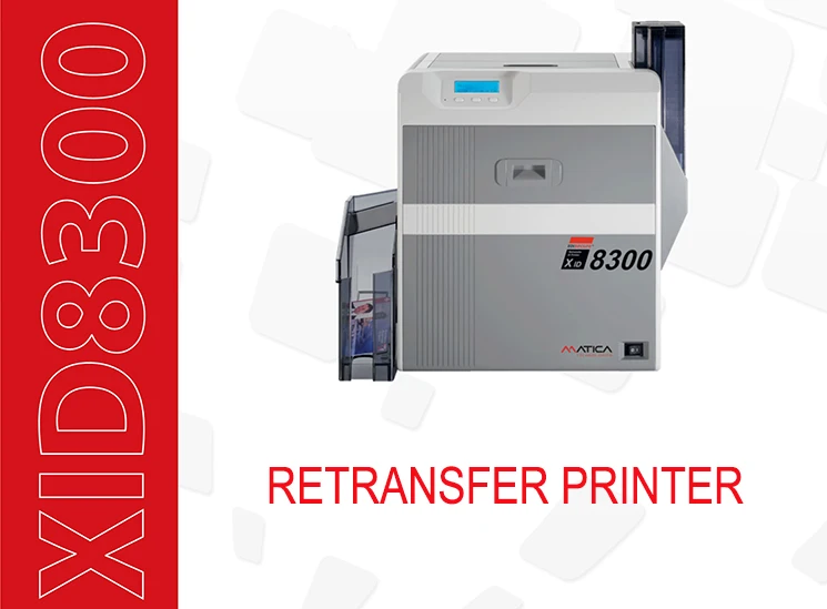 MATICA XID8300 Single Sided or Double Sided ID Card Printer