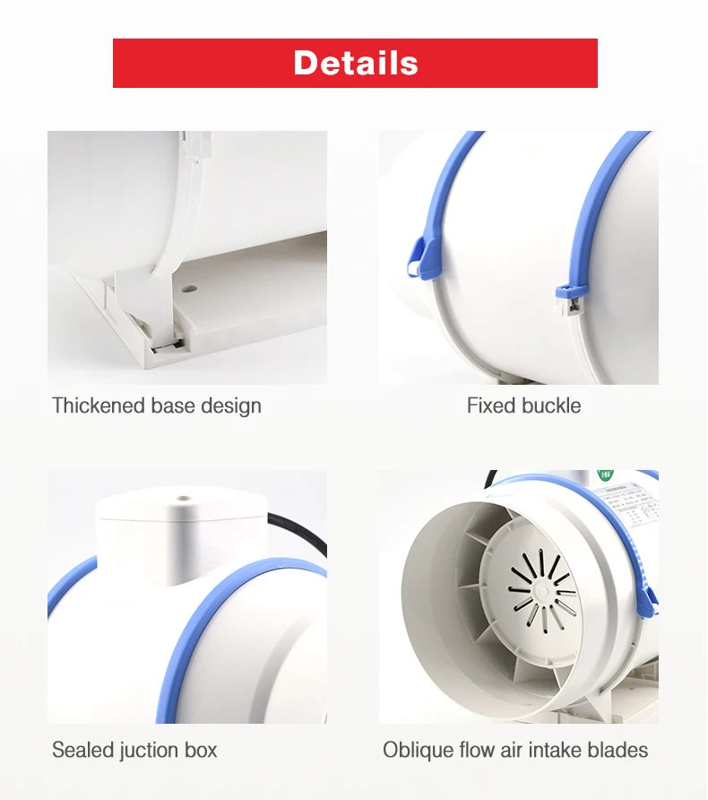 Inline Duct Fan, CFM, 315mm - detail 18