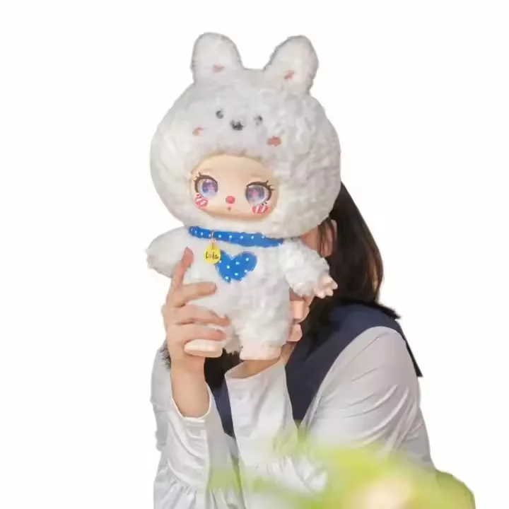 Lila Lucky Cat Plush Blind Box Toy Mystery Box