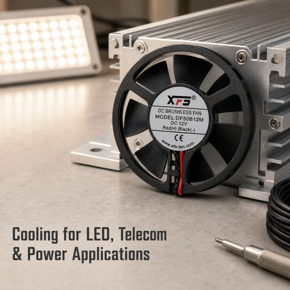 Axial Fan, 12V/24V, DF50B12M - detail 4