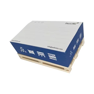 Custom Fancy Self-Adhesive Note on Wooden Pallet 4-Sided Printed Promotional Memo Cube Stick-On Paper Block