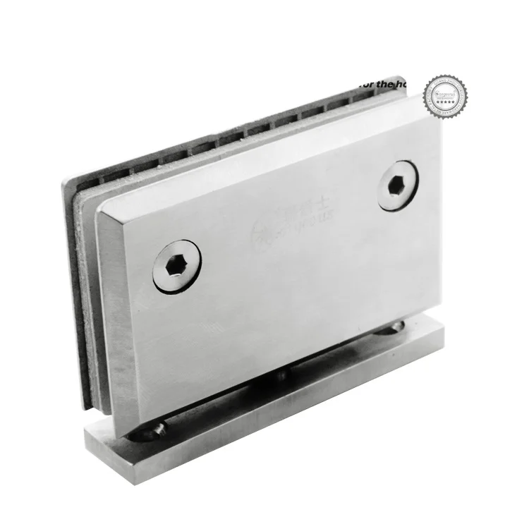 Gorgeous square bevel  360 degree glass to floor hinges rotating 360 pivot hinges for shower door