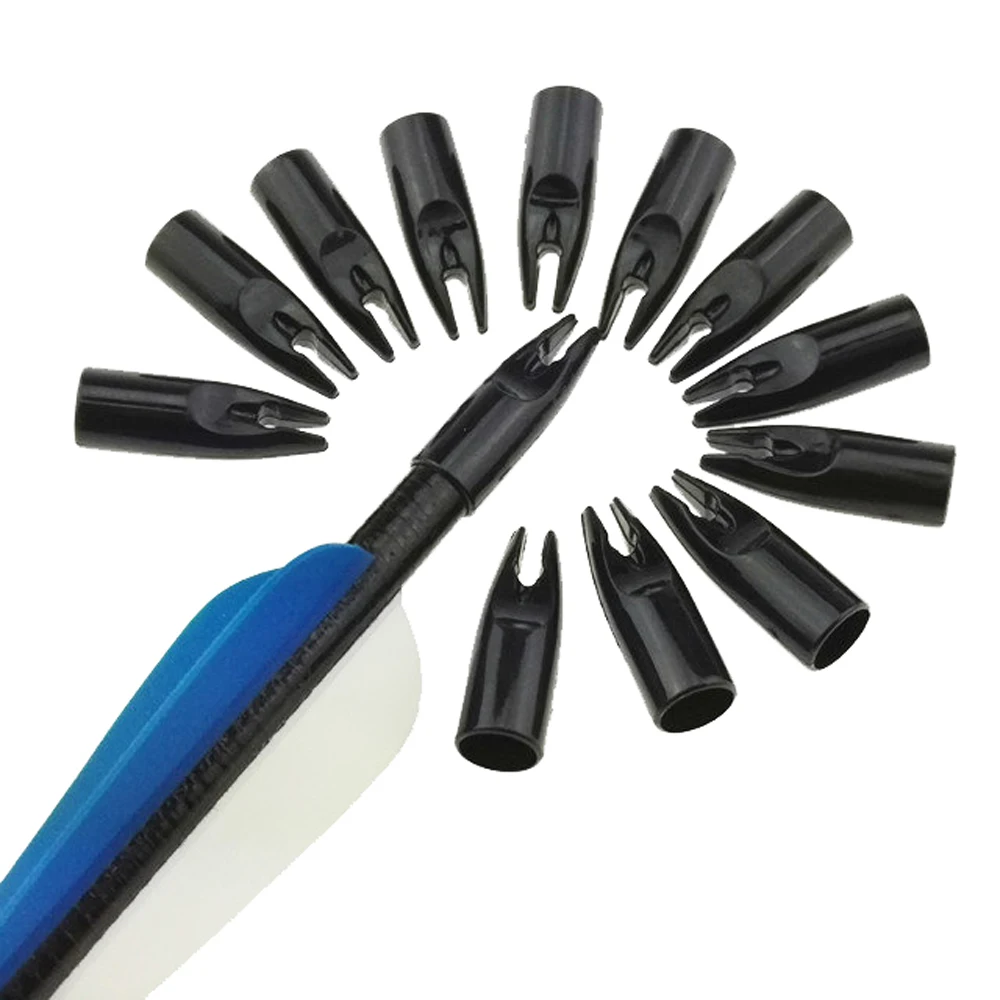 Archery Plastic Arrow Nock Tail Nock Pin Hunting For Od8mm Wood Bamboo