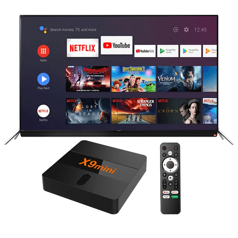 Tripsky TV Box - Android TV 4K Smart TV Box with Amlogic S905