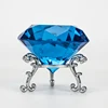 Azul lago + soporte plateado