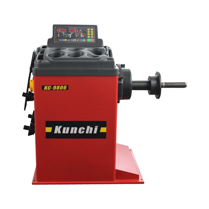 Auto Infrared Laser Positioning Motorcycle Wheel Balancing Machine