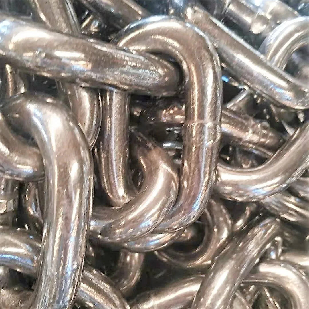 304 316 Polished  Stainless Steel Link Chain in Store Anchor Chains for Lifting