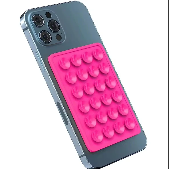 Wholesale bulk non-slip Phone Case Adhesive Mount Cellphone mobile phone grip Accessory Silicone Suction mobile phone holder
