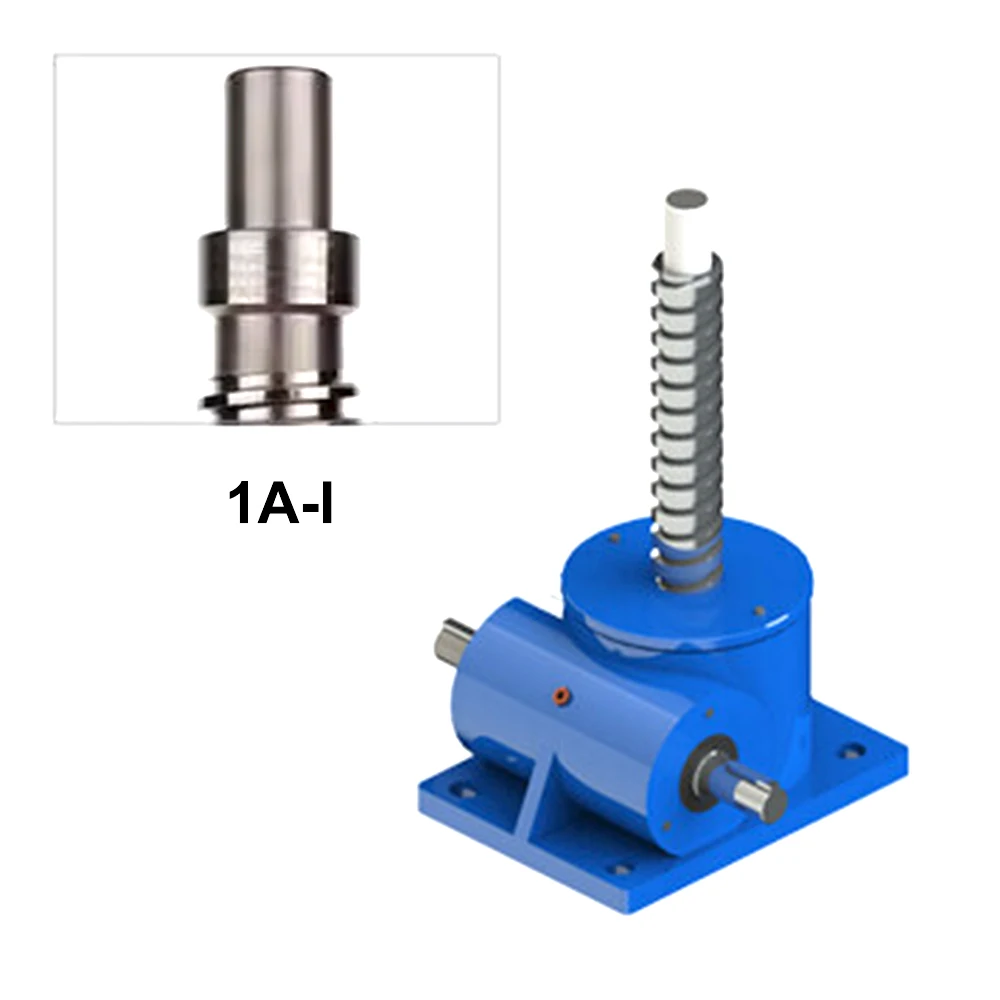 SWL Cylinder Type 5ton Manual Adjustable Warm Geared Electric Screw Jack Lift Mechanism