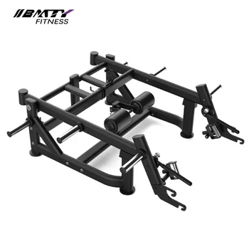 BM Commercial Gluteal Pull-down Training Equipment Stainless Steel Plate Loading Safety Features Legs Chest/Back Exercise