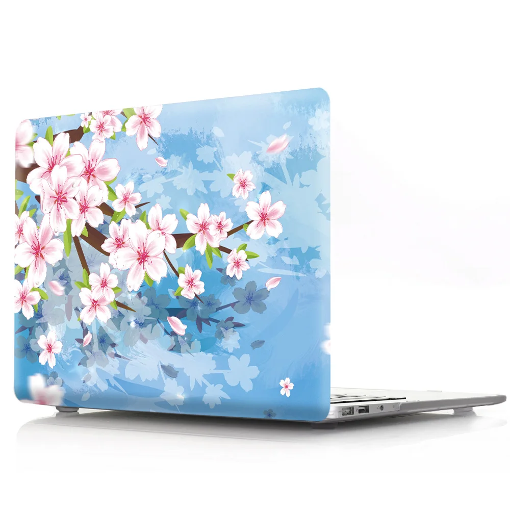 Eco Friendly Beautiful Flower PC Custom Hard Laptop Case Cover for Macbook Pro air 11 12 13 15 M1 A2338 Laptop Hard case