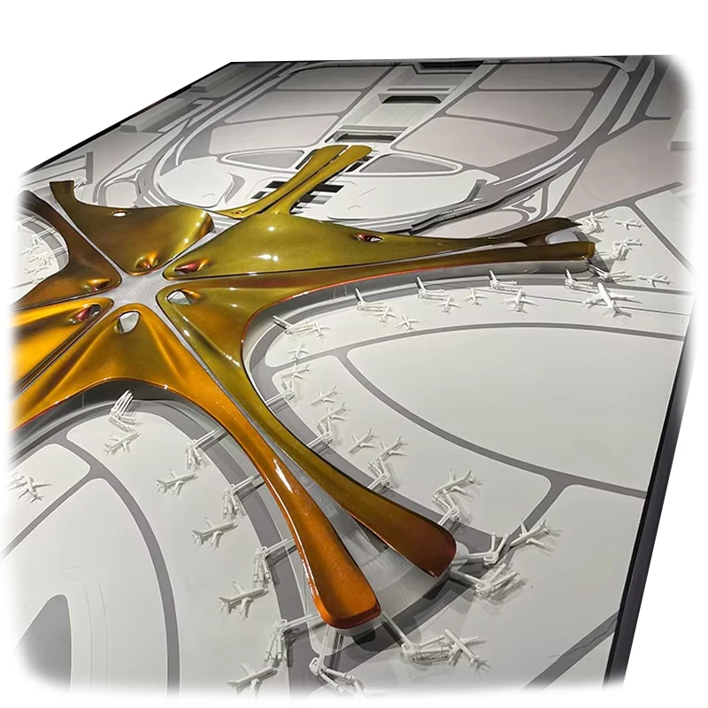 3d Printing Abs Building Install Prototyping Cnc Smooth Surface Made by Zaha Hadid