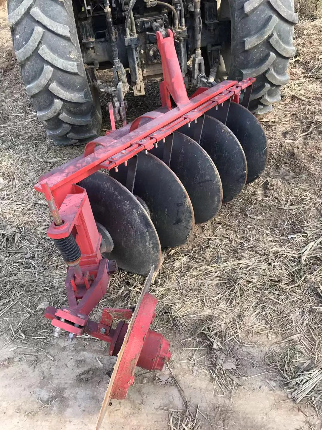 XinKai Mini Cultivator Ploughing Machine Tractor Mounted Disc Plough ...