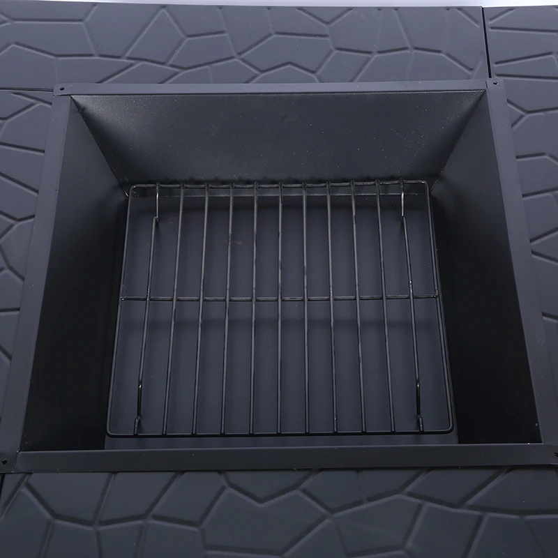 Outdoor Brazier Garden Portable Camping Dust Screen Design Fire Pit with Thickened Foot Stand supplier