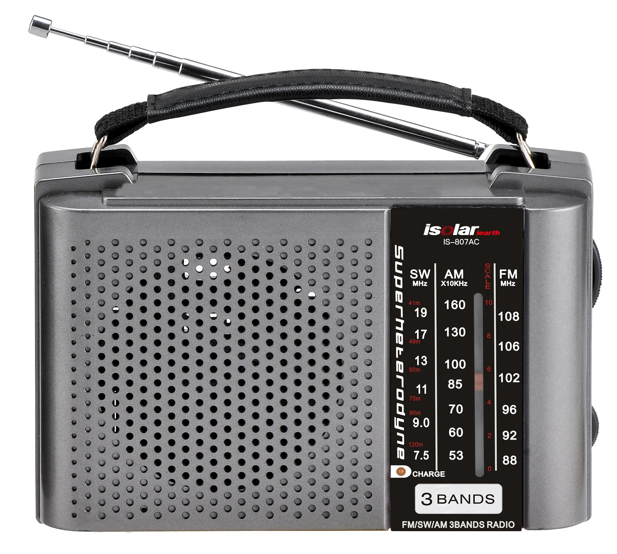 高品質受信 卓上ラジオ 屋内向け マルチバンド短波ラジオ FM SW AM対応