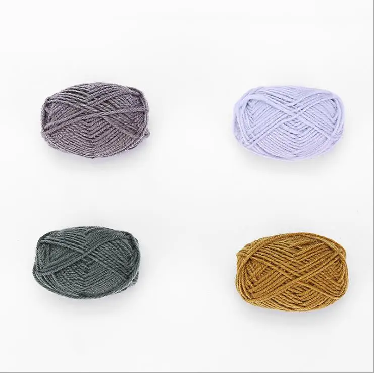 100% Acrylic Yarn DIY Knitted Crochet For Doll and Sweater