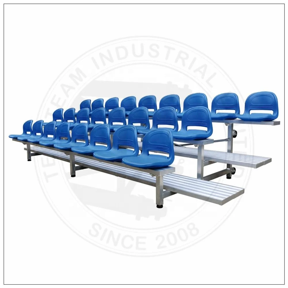 Portable Movable Scaffolding Layer Platform Stage Aluminum Basketball Soccer Plastic Bleacher Cushion Chair for Stadium Seats