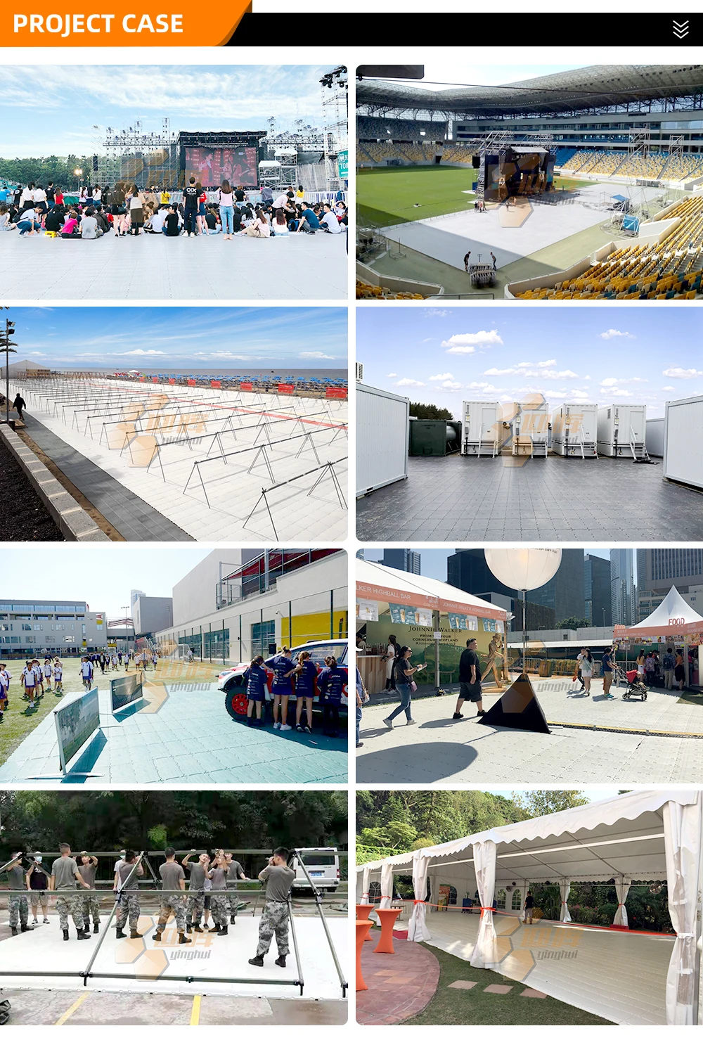 Temporary Events Decking Good Event Flooring Turf protection Wedding Flooring