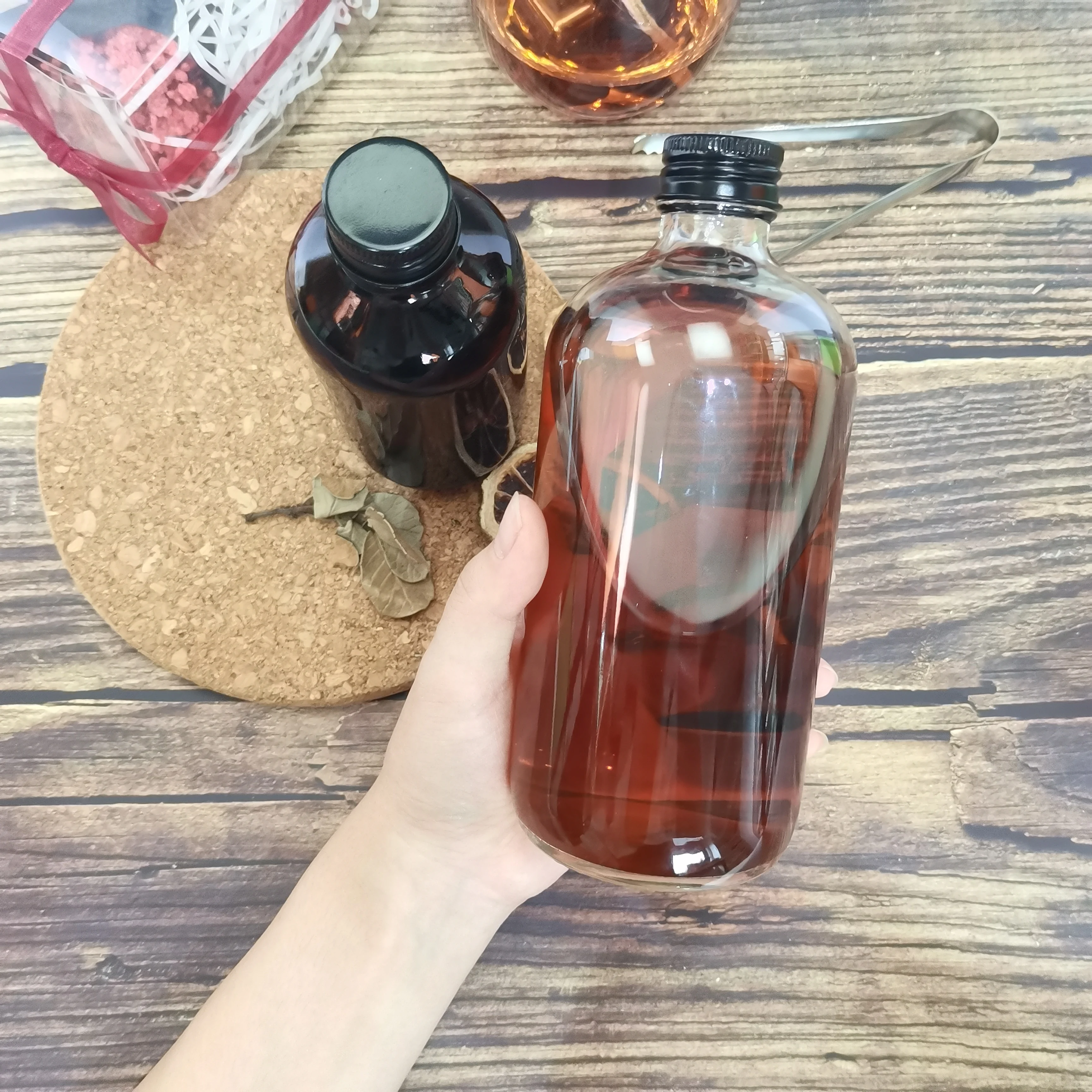 Botella Redonda De Poción De Alquimia Medieval Con Corcho | Meses Sin