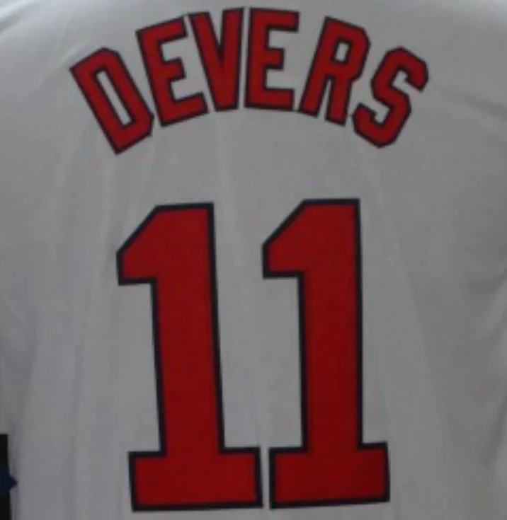 red sox devers jersey