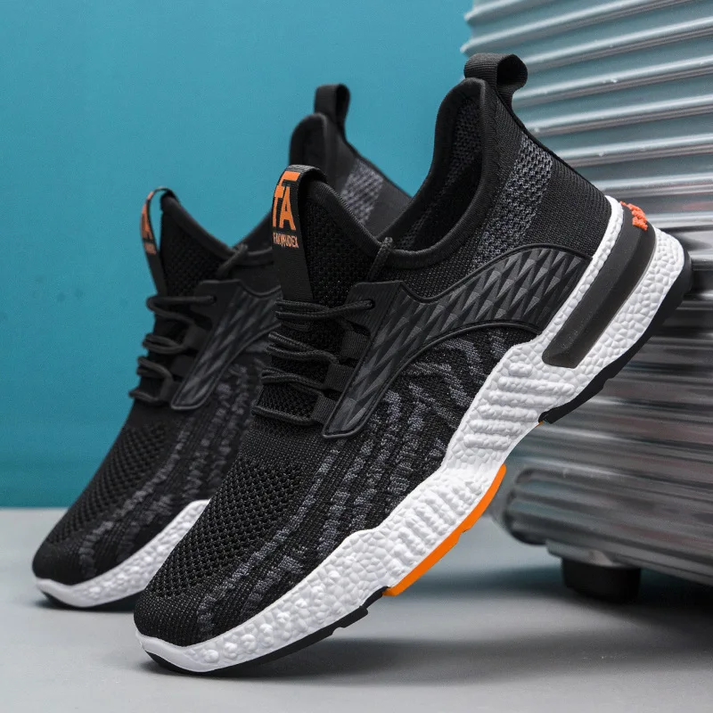 Men's new men's sneakers comfortable casual shoes fly weave soft soled comfortable sneakers for men