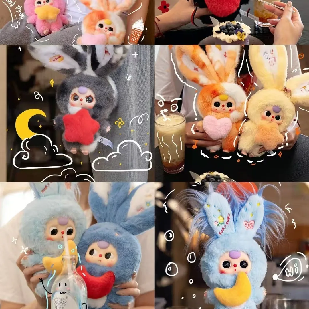 Nova Caixa Surpresa Baby Three V3 Série Lily Rabbit Little Town