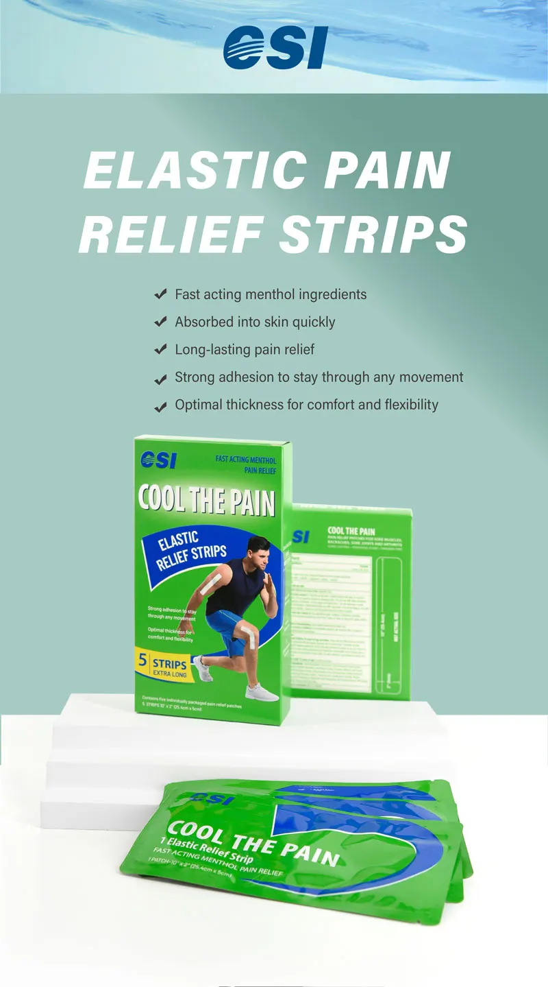Csi Targeted Menthol 5 Elastic Strips Joint Pain Relief Patch Buy Joint Pain Relief Patch
