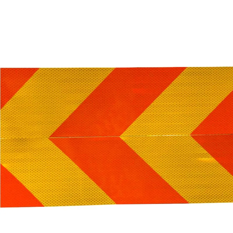 High Visibility 5cm*45.7m Emark Acrylic Metallized Yellow Reflective Tape Sticker supplier