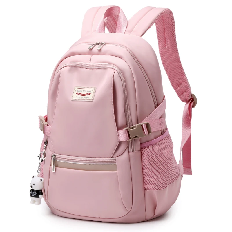 Wholesale New Fashion School Bags Girls Backpack High School Female Student  Bag Waterproof Korea School Backpack for Girls Student From m.