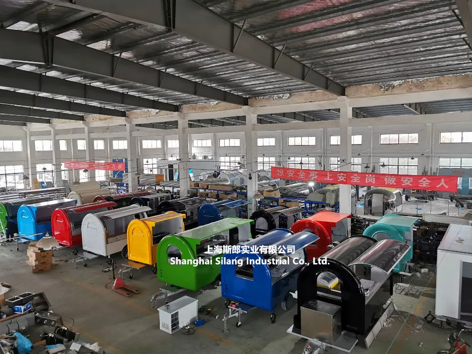 SILANG China Newly designed custom mobile food trailer manufacture