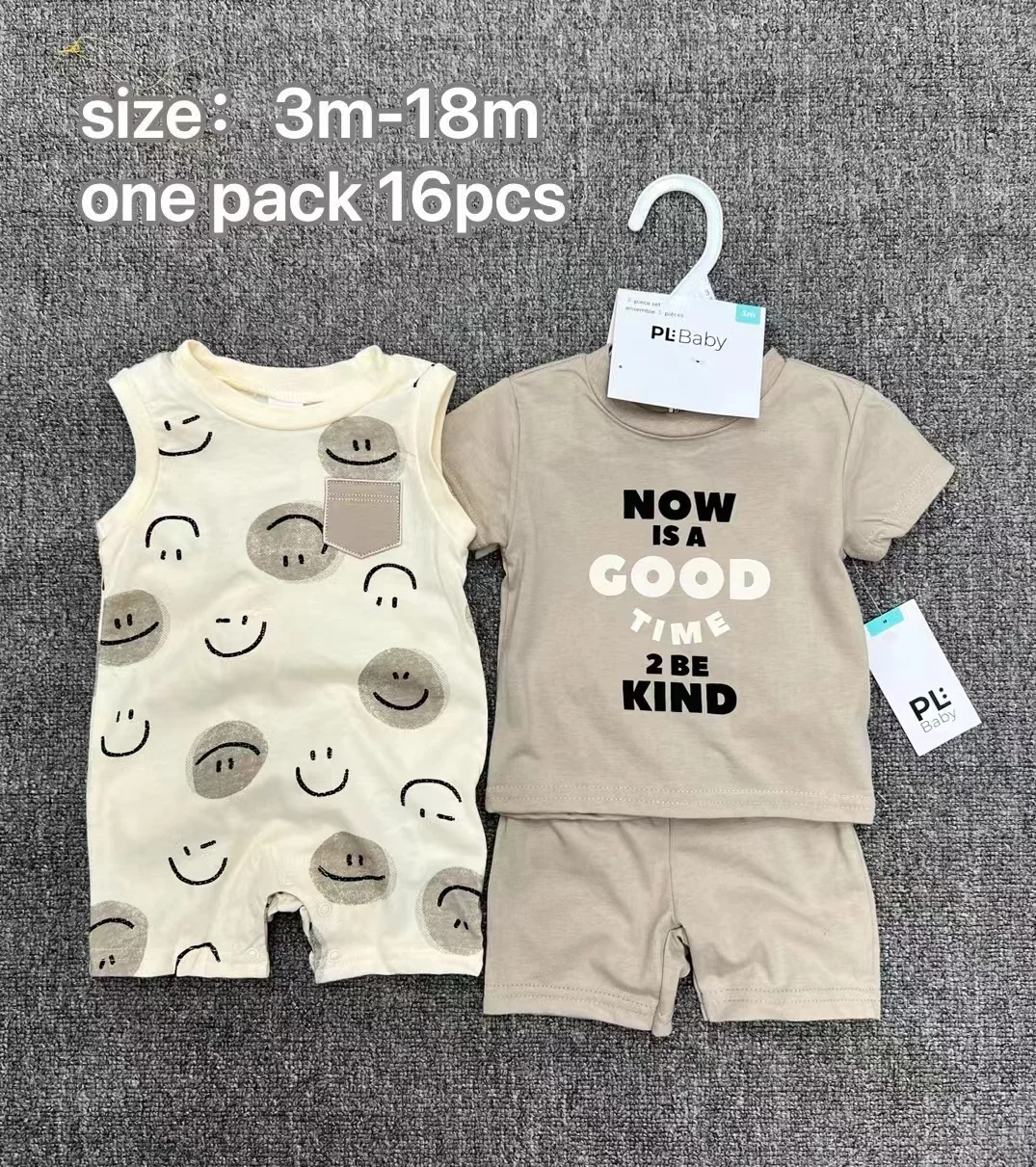 Brand New Wholesale Apparel Stock New Born Boys Clothes 0-24m Spring ...